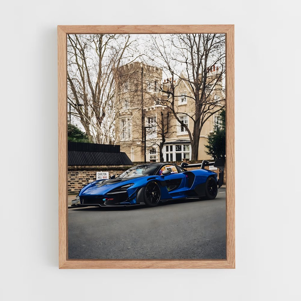 Poster magnifique Senna gtr – affiche Mclaren (vue 4)